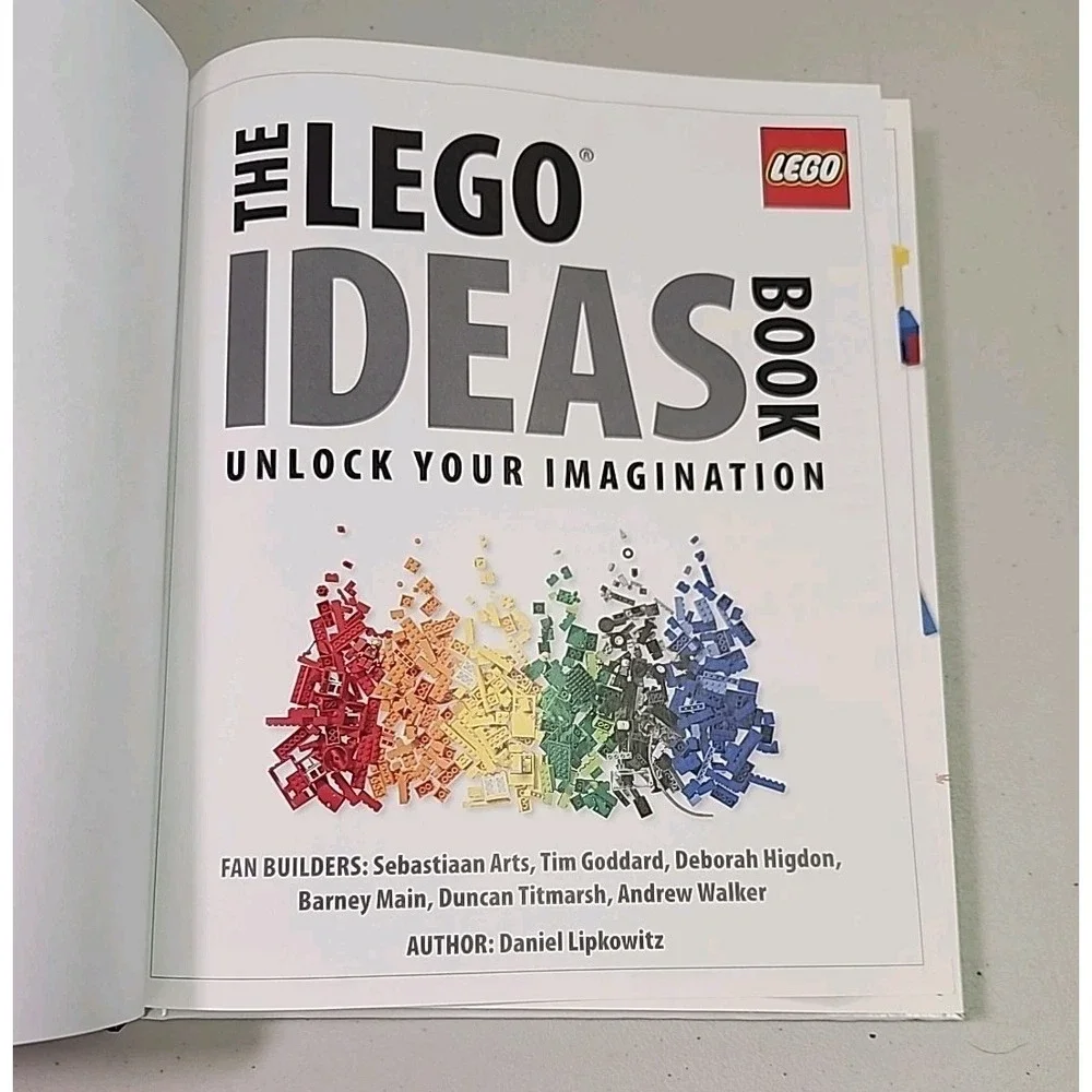 The LEGO Ideas Book- Unlock Your Imagination by Daniel Lipkowitz Hardcover EUC